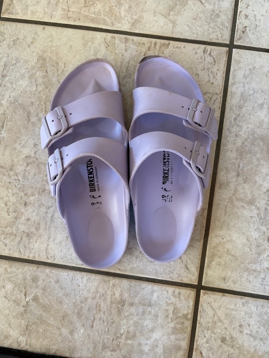 Birkenstock Shoes - Birkenstock Lavender EVA Two-Buckle Sandals
